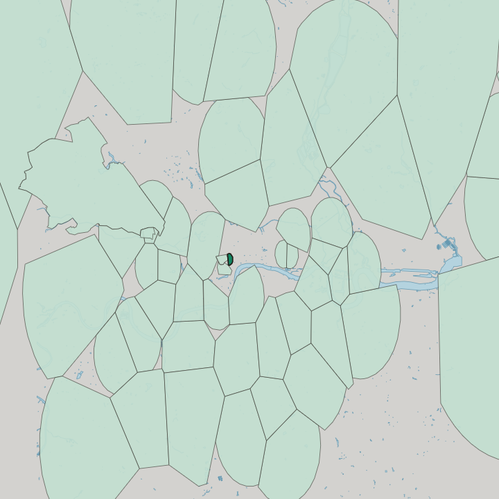 Map showing West End of London — In London