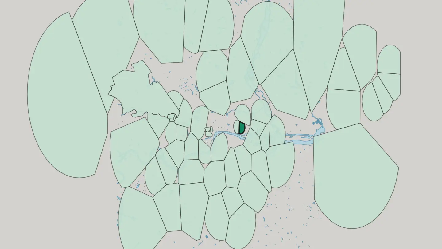 Map of Whitechapel in London