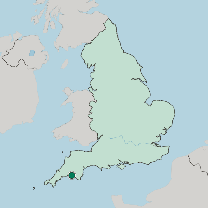 Map showing Stonehouse — In England