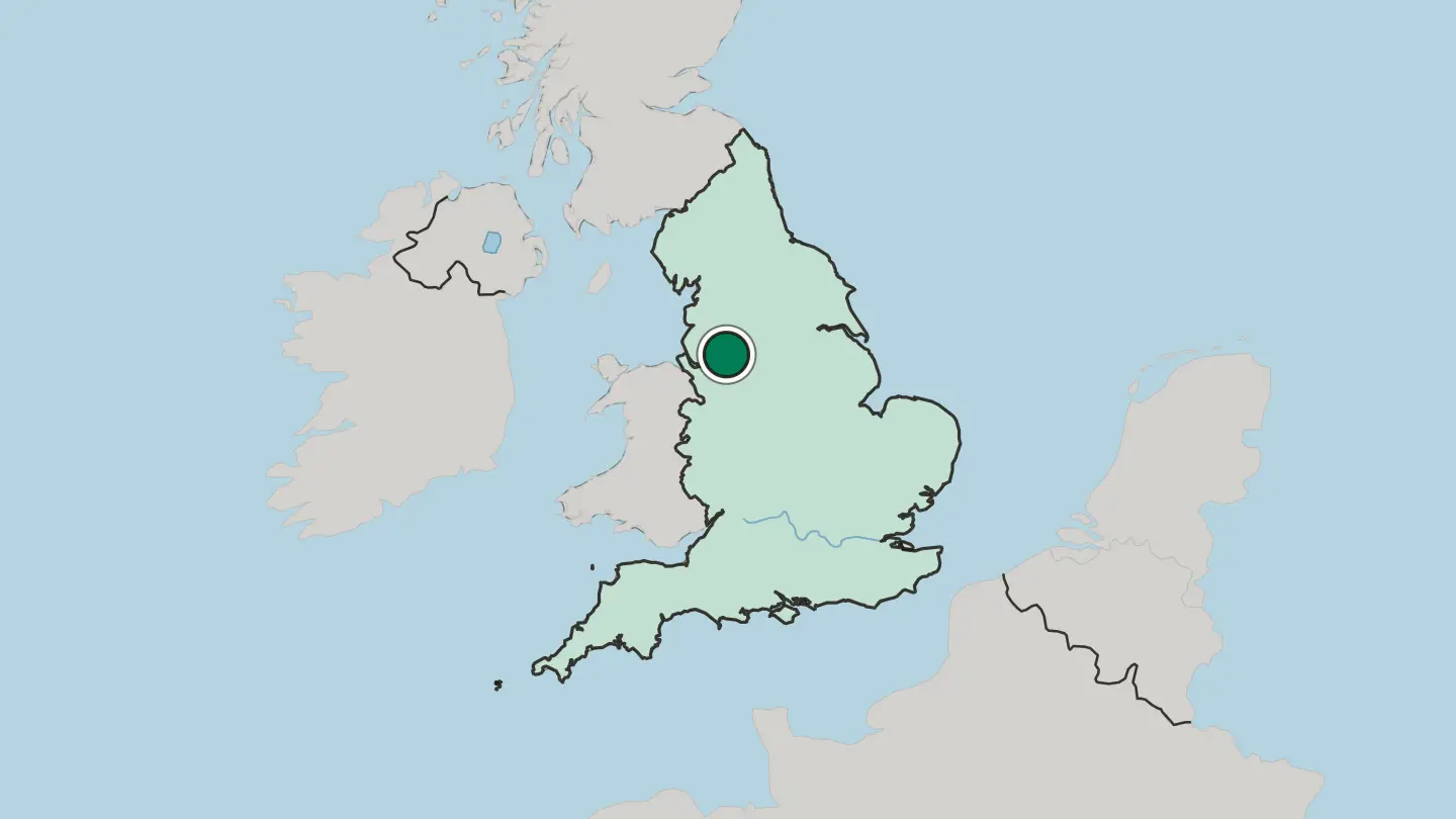 Map of Sale in United Kingdom