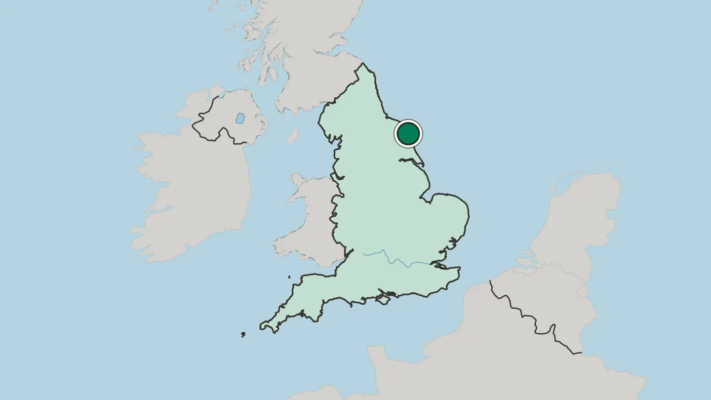 Map of Scarborough in United Kingdom