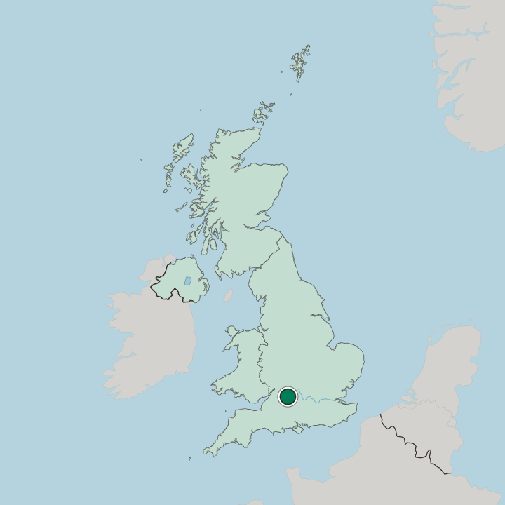 Map showing Covingham — In United Kingdom