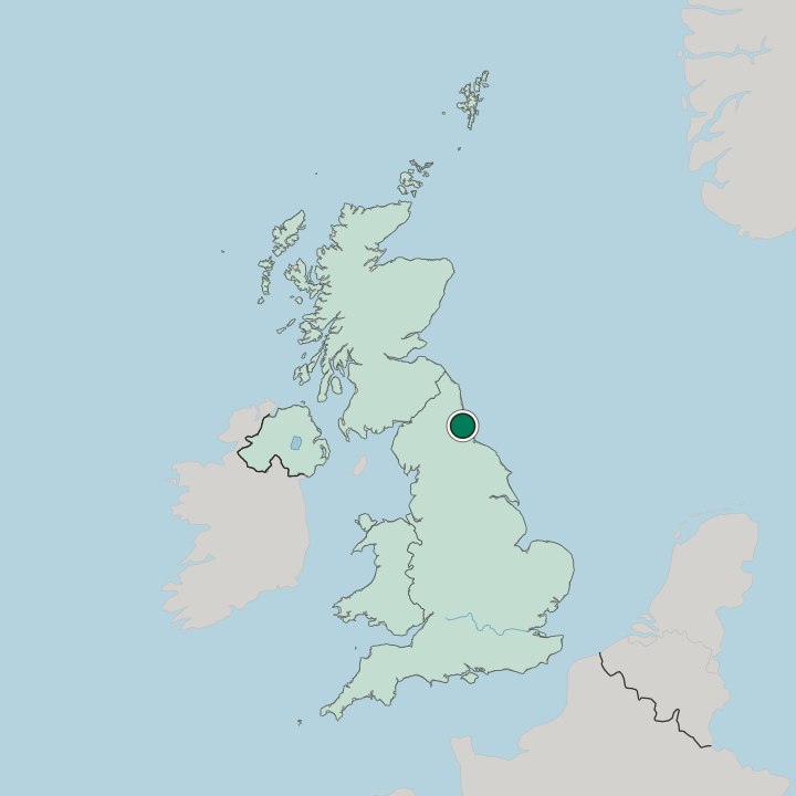 Map showing Washington — In United Kingdom