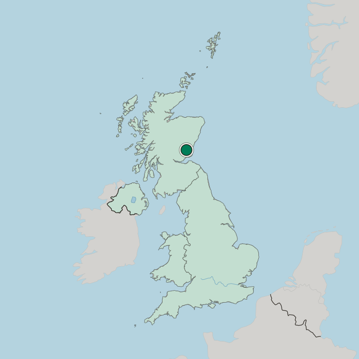 Map showing Claverhouse — In United Kingdom