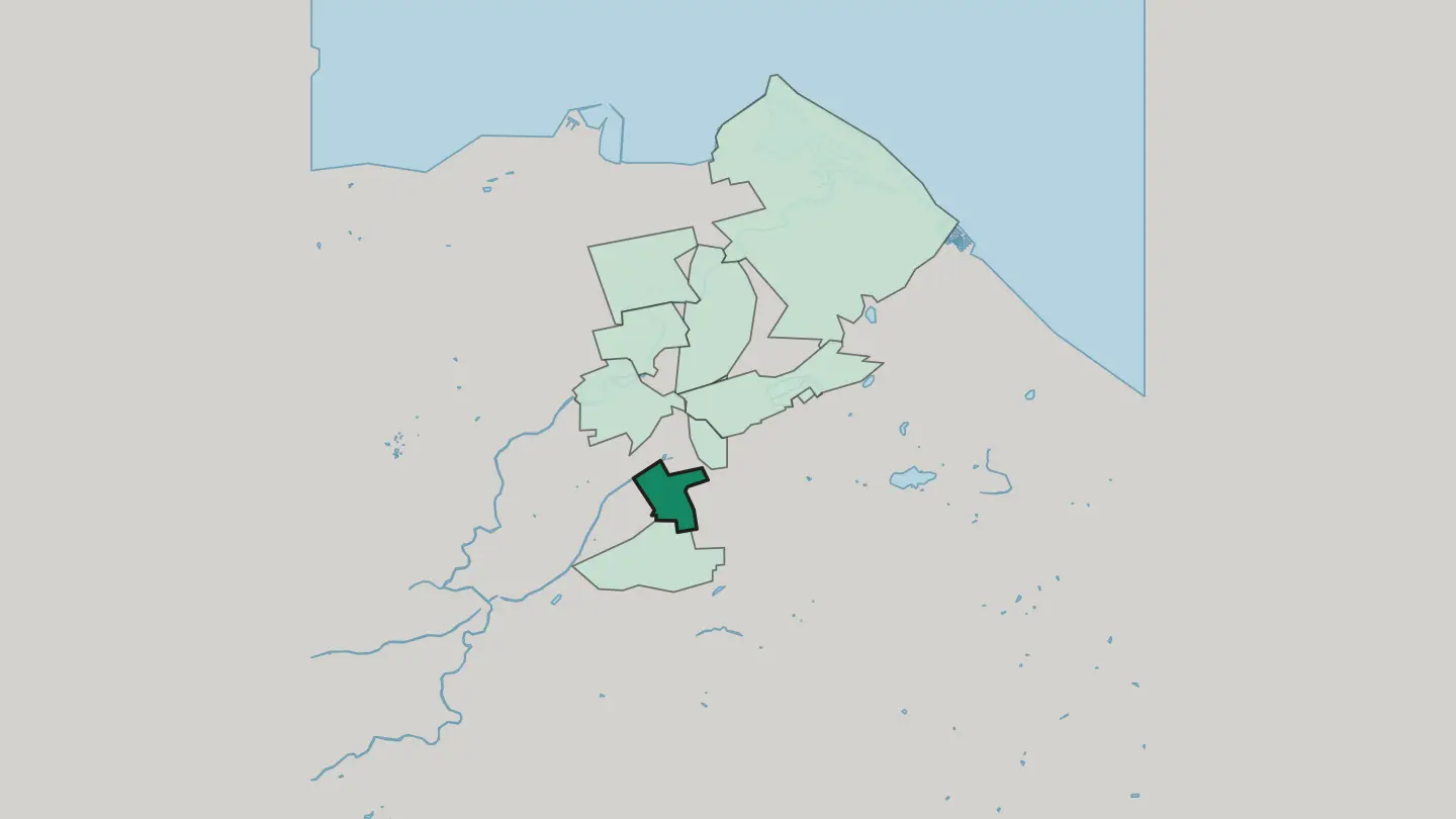 Map of Bruntsfield in Edinburgh