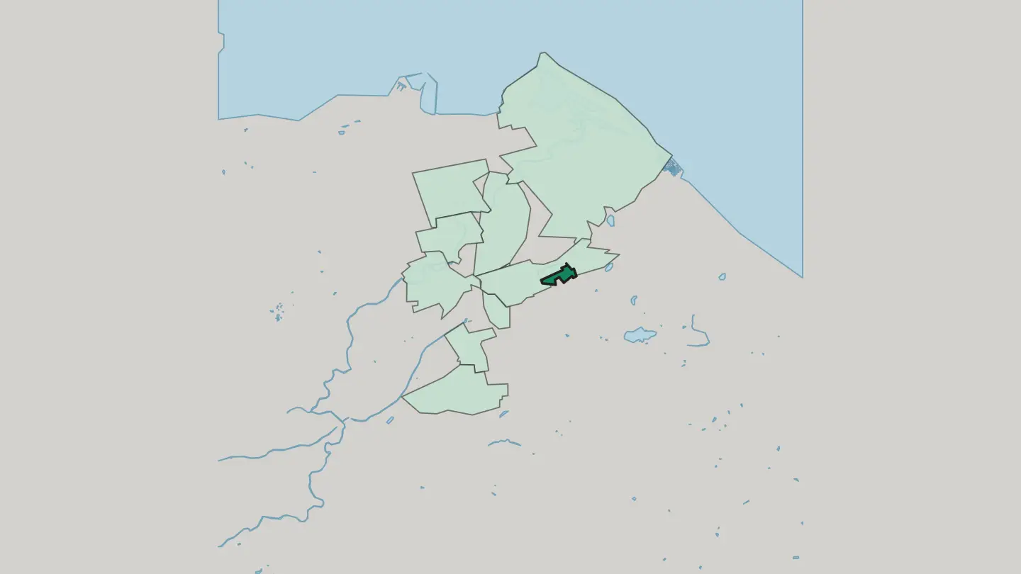 Map of Holyrood in Edinburgh
