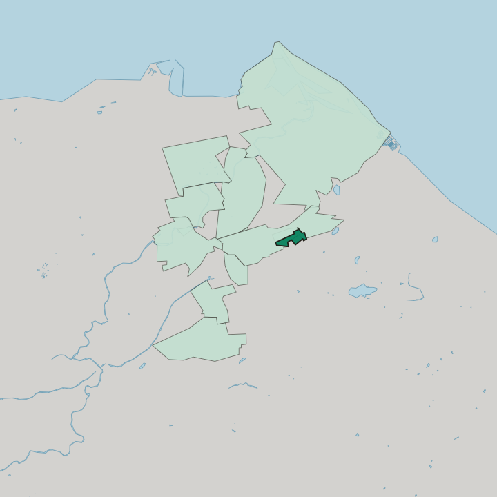 Map showing Holyrood — In Edinburgh