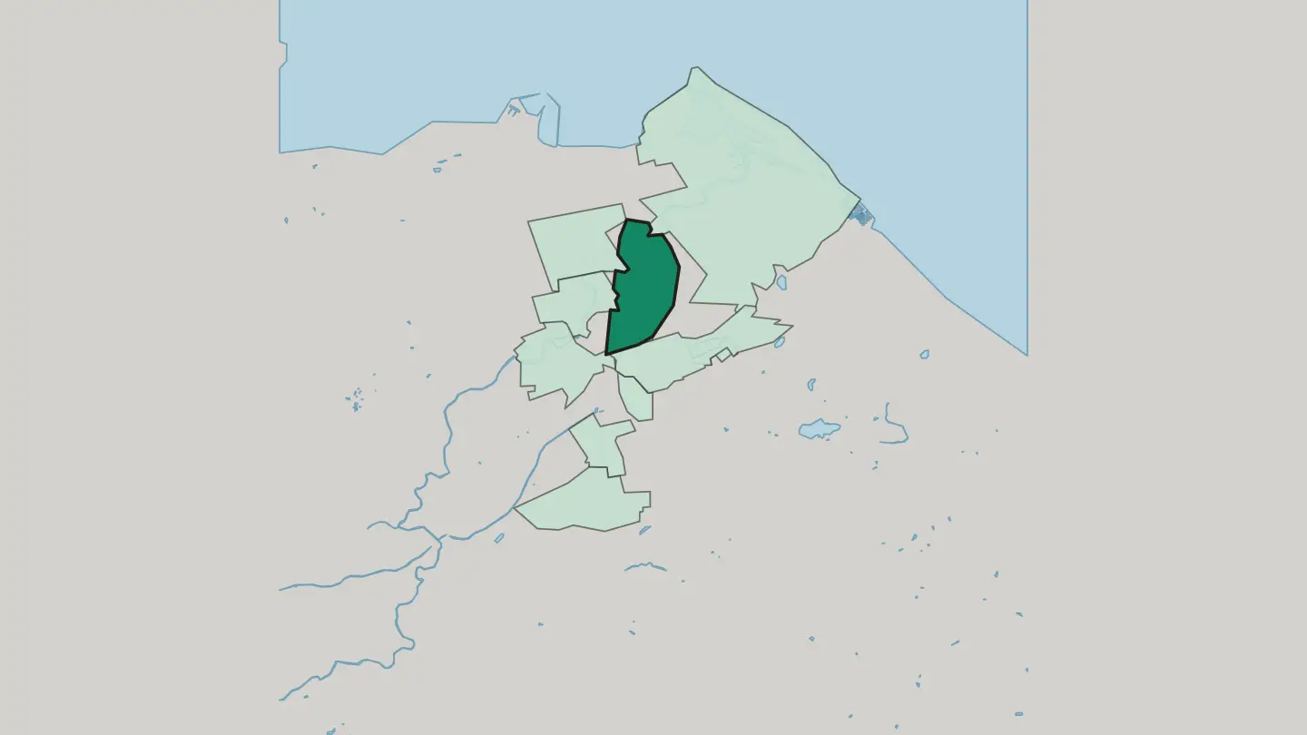 Map of New Town in Edinburgh