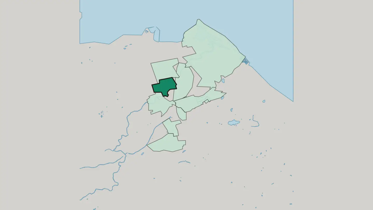 Map of Stockbridge in Edinburgh