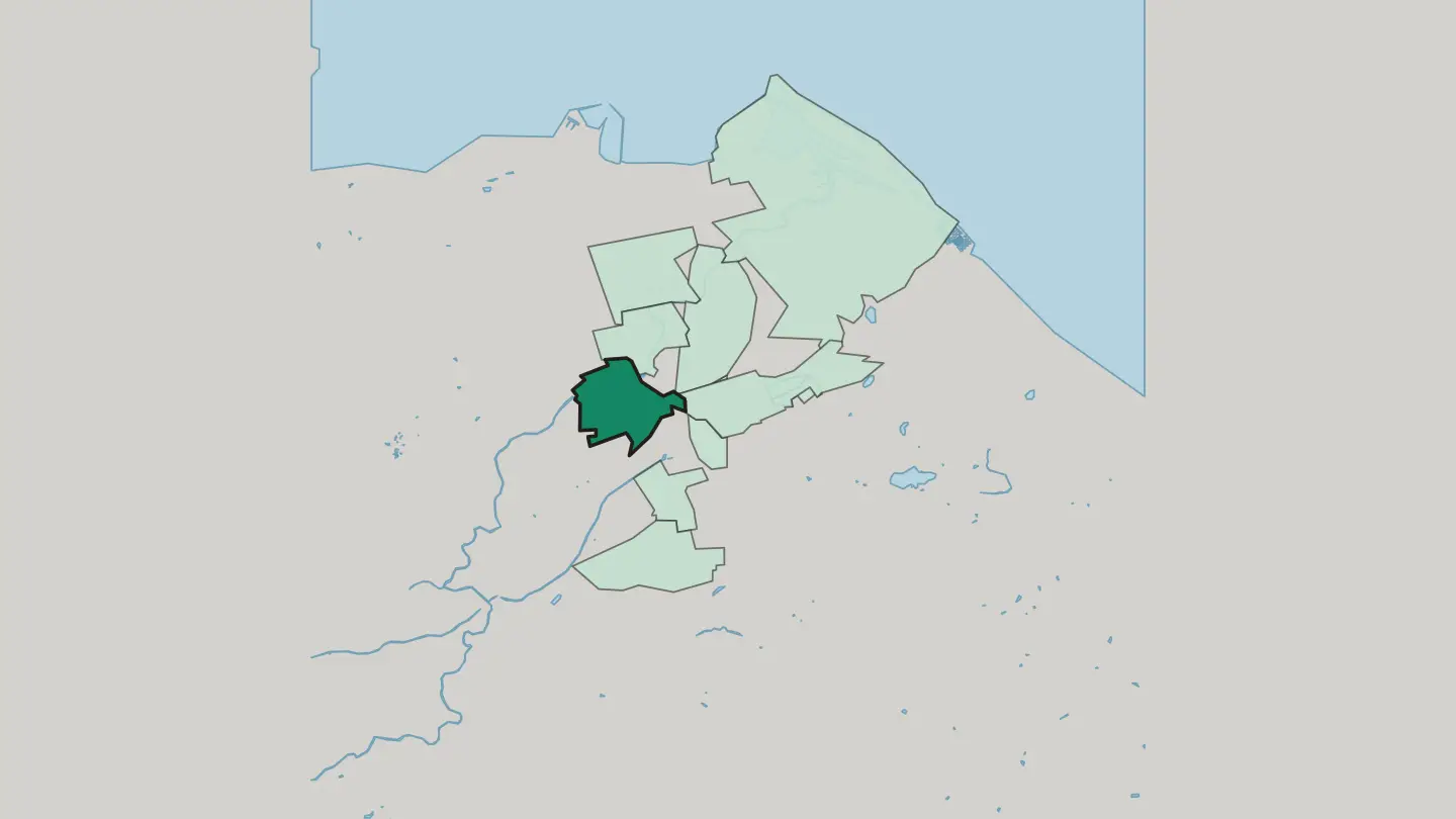 Map of West End in Edinburgh