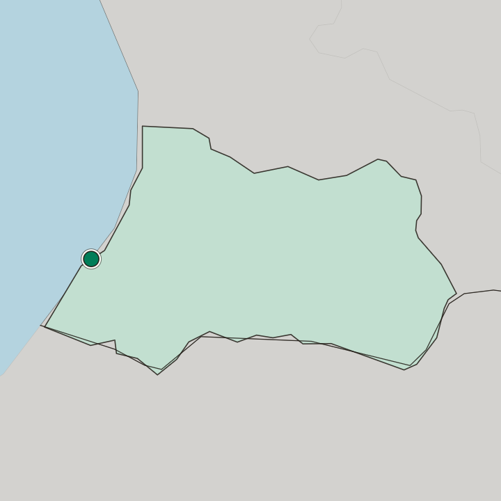 Map showing Kvariati — In Adjara
