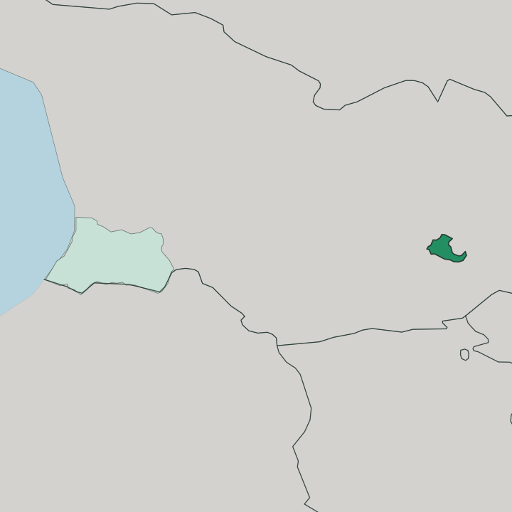 Map showing K'alak'i T'bilisi — In Georgia