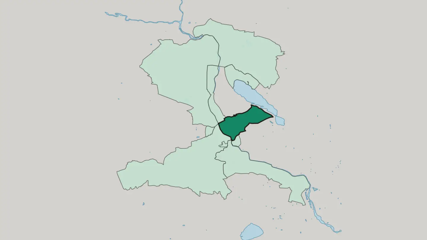 Map of Chughureti in Tbilisi