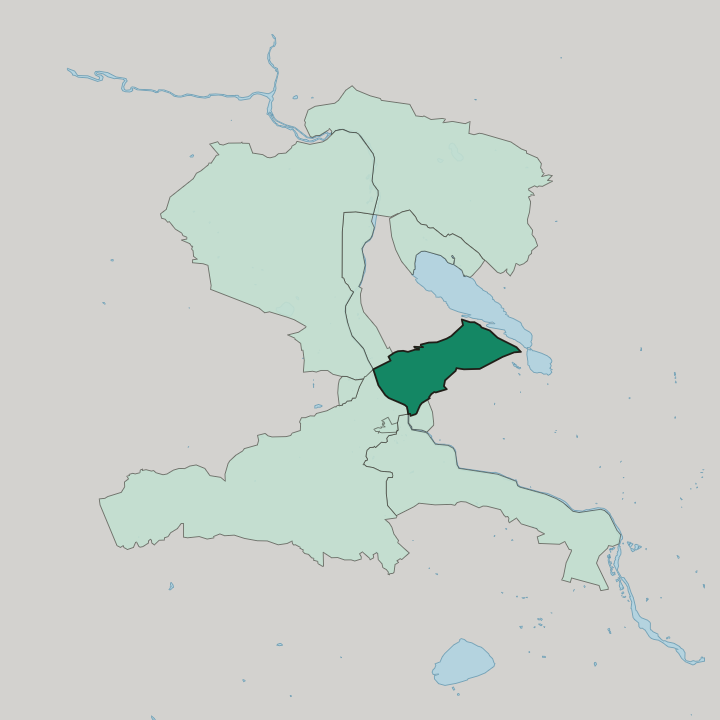 Map showing Chughureti — In Tbilisi