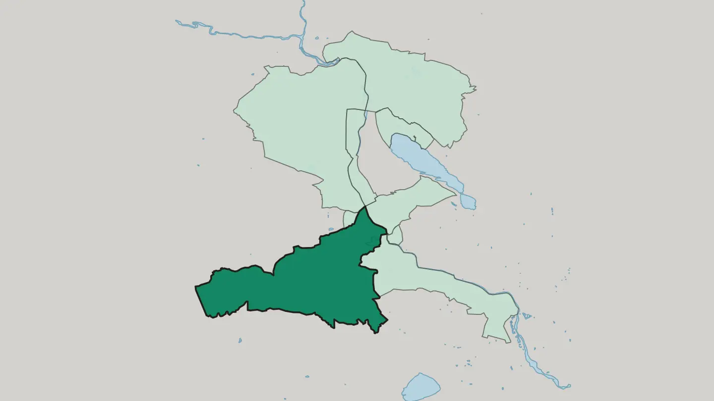 Map of Mtatsminda District in Tbilisi