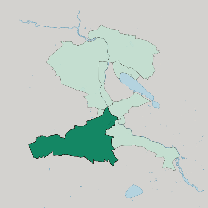 Map showing Mtatsminda District — In Tbilisi
