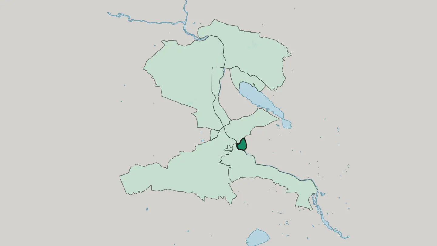 Map of Old Tbilisi in Tbilisi
