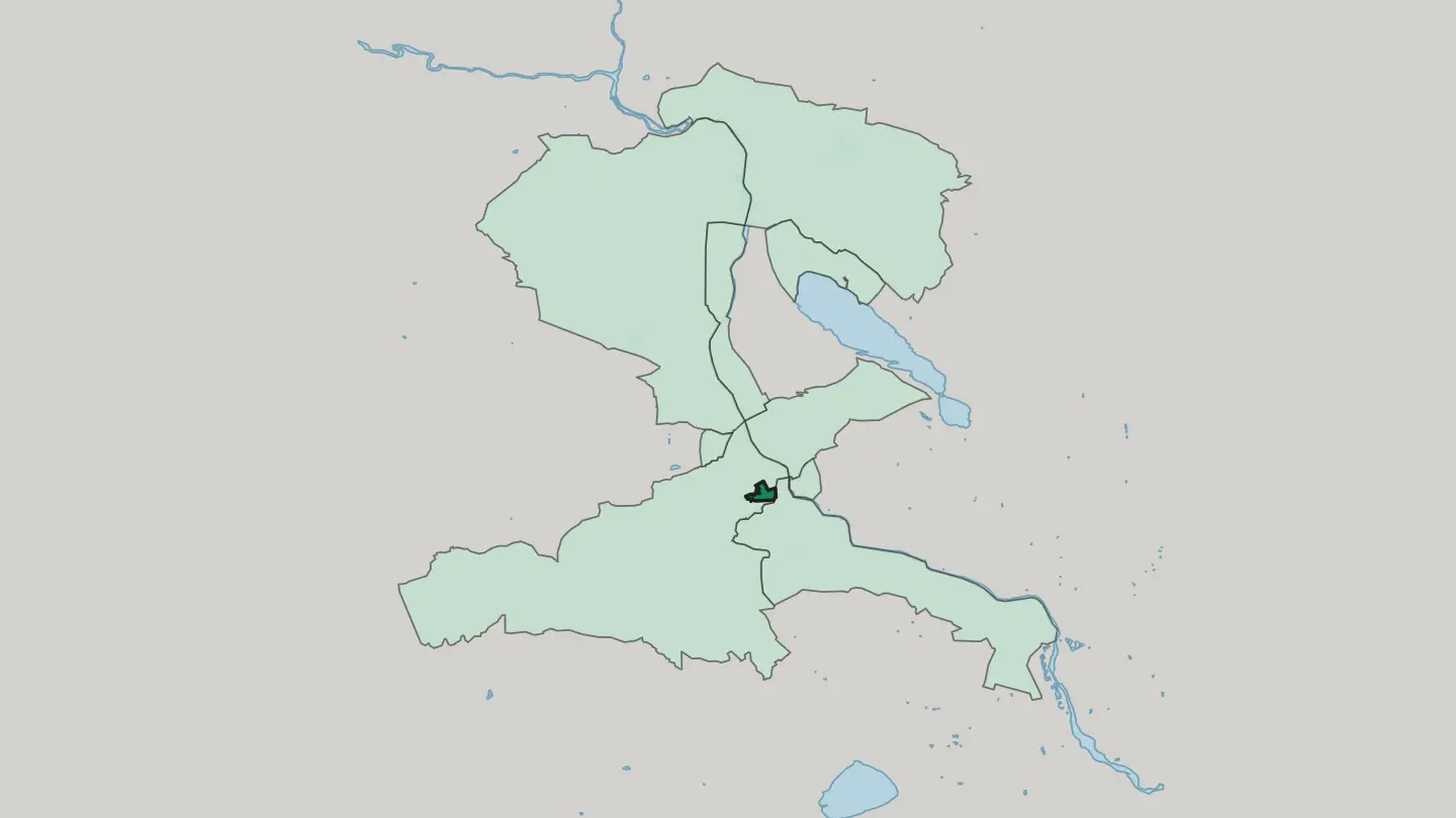 Map of Sololaki in Tbilisi