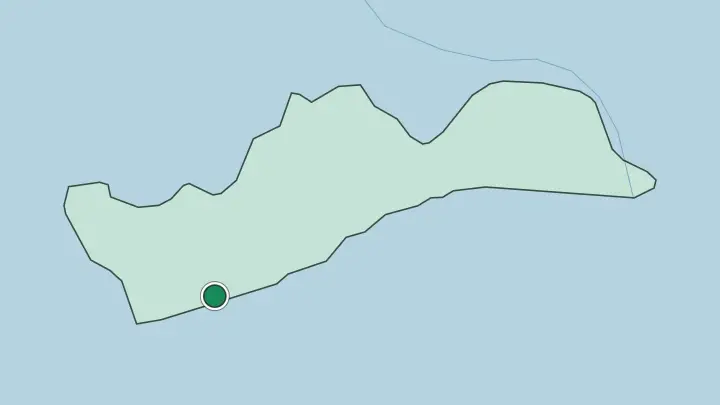 Map of Accra in Ghana