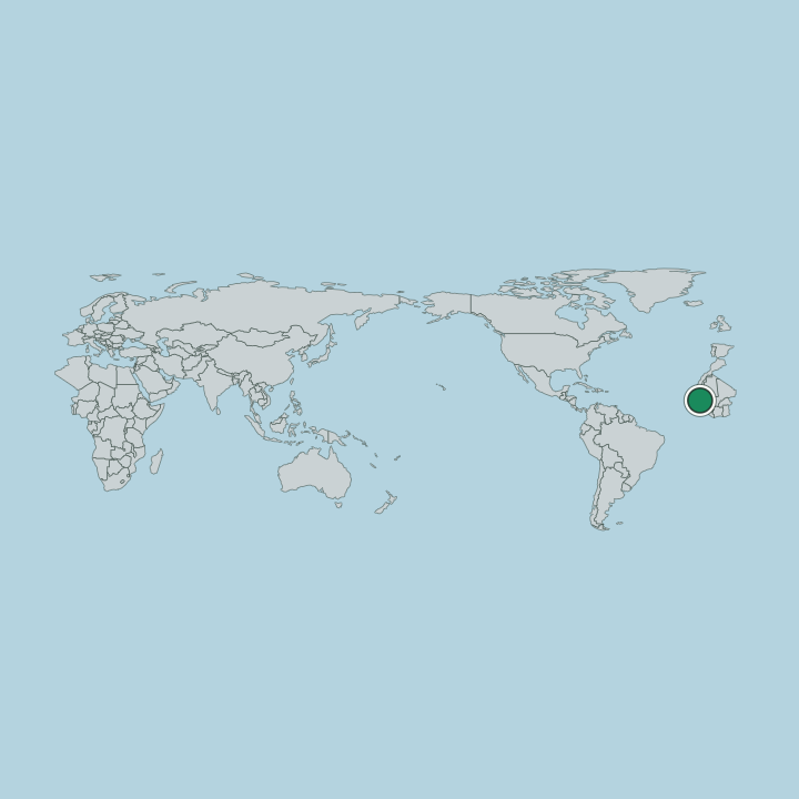 Map showing The Gambia — Worldwide