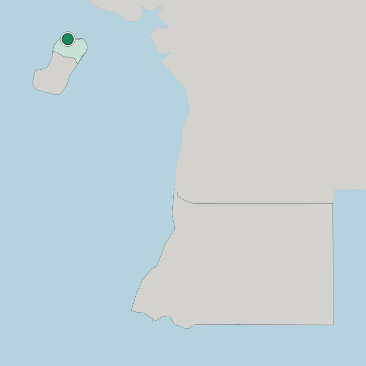 Map showing Malabo — In Equatorial Guinea