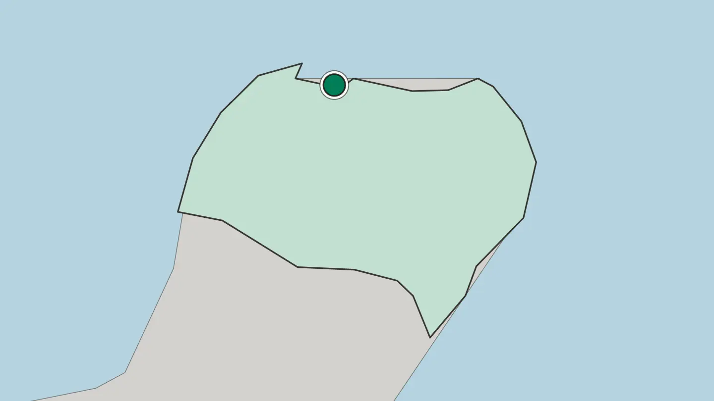 Map of Malabo in Equatorial Guinea