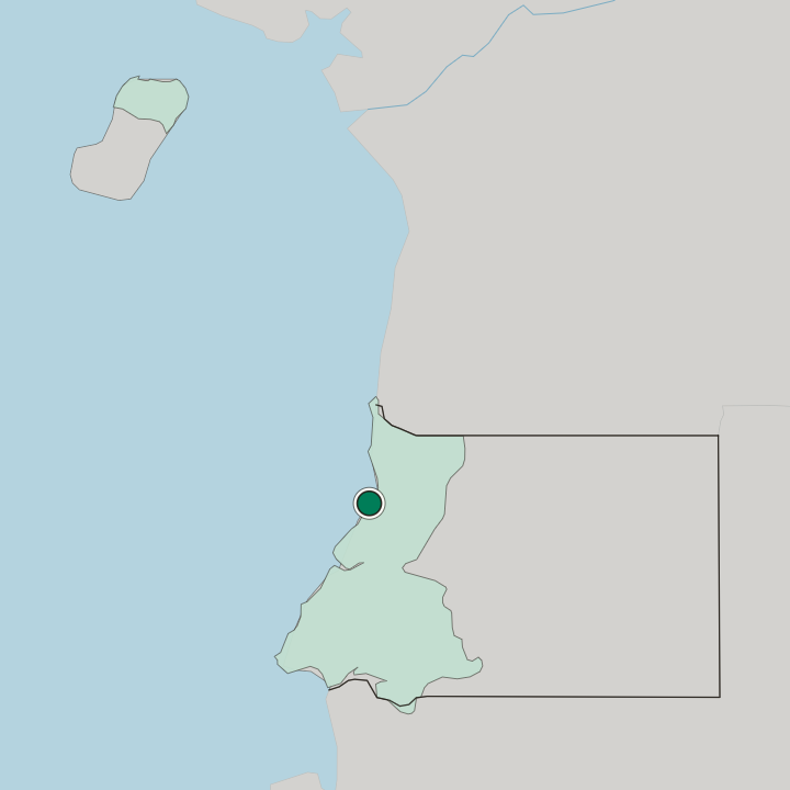 Map showing Bata — In Equatorial Guinea