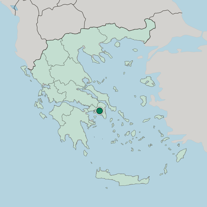 Map showing Plaka — In Greece