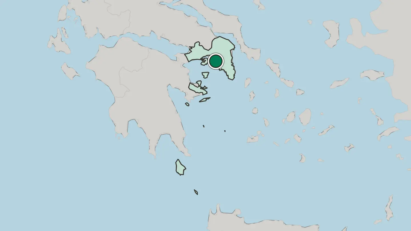 Map of Kallithéa in Greece