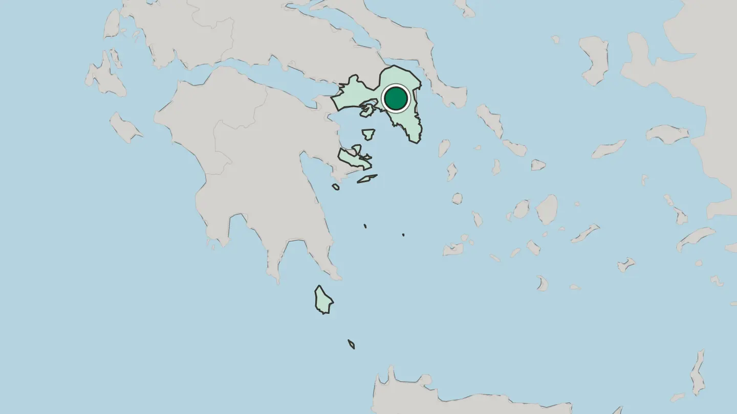 Map of Maroúsi in Greece