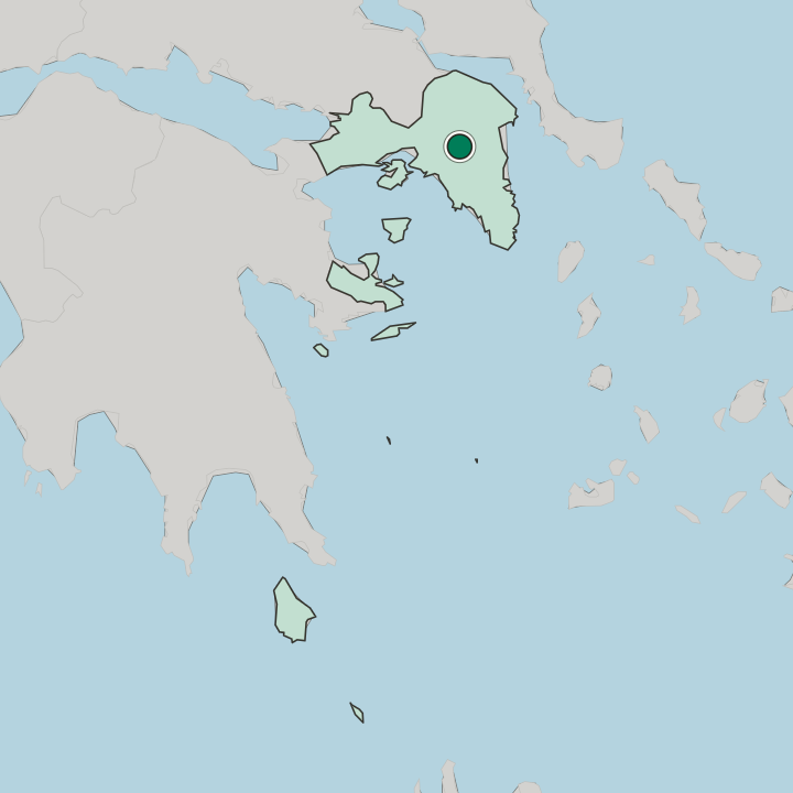 Map showing Maroúsi — In Attica