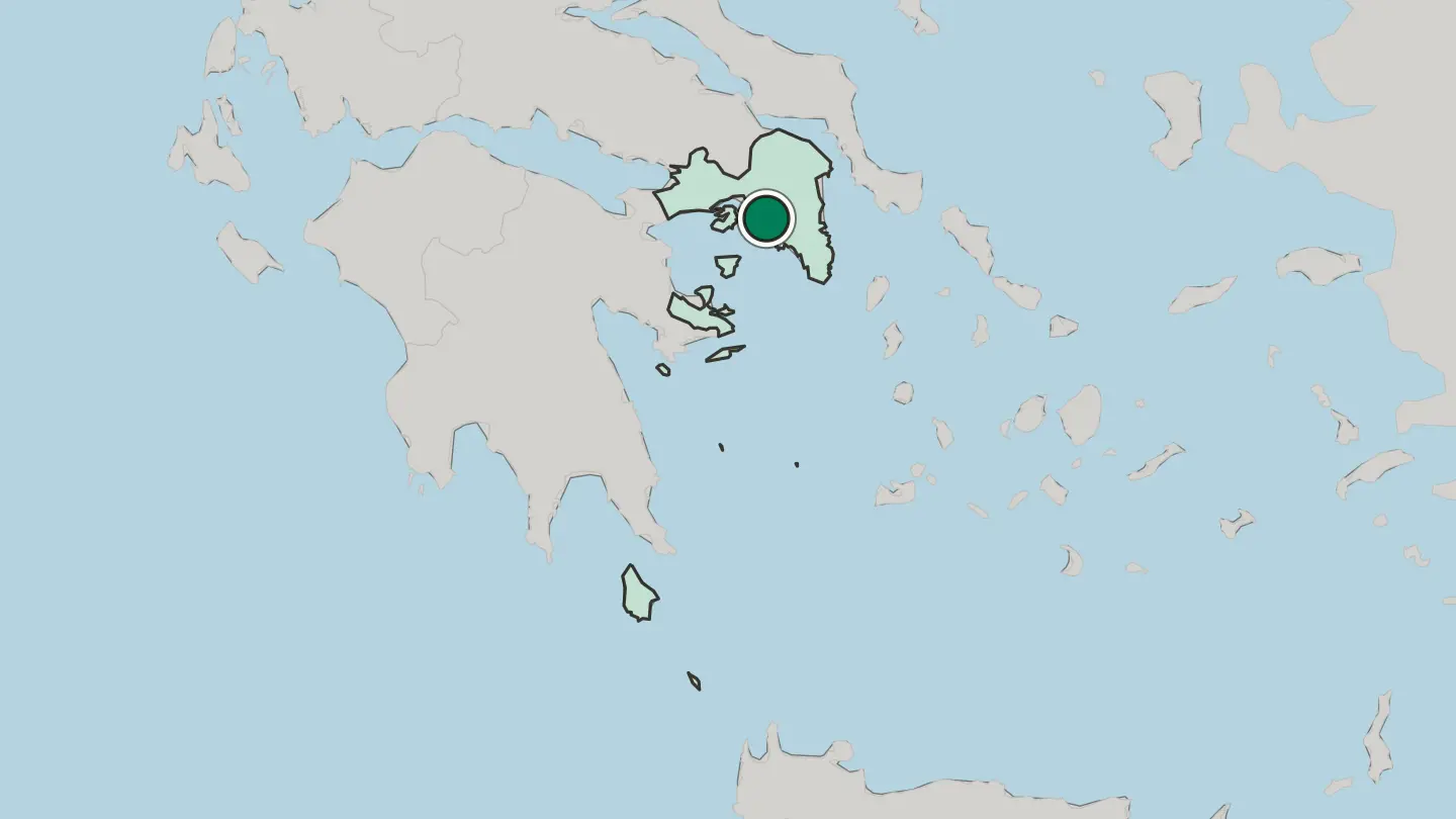 Map of Néa Smýrni in Greece