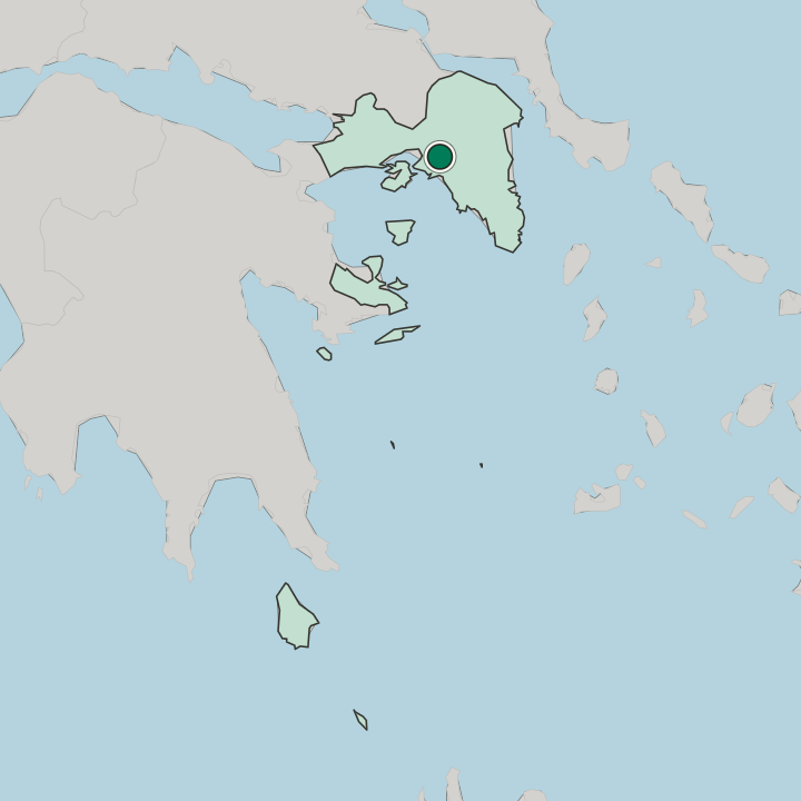Map showing Peristéri — In Attica