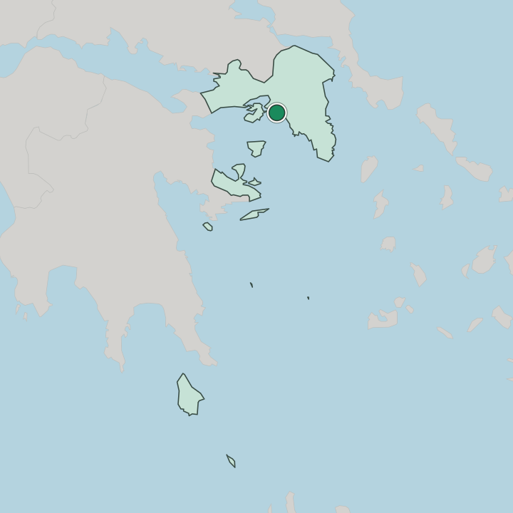 Map showing Piraeus — In Attica