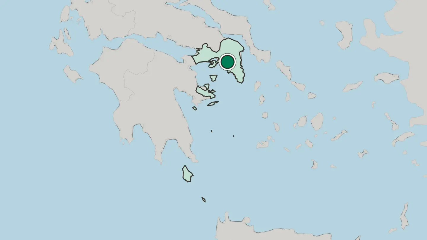 Map of Zográfos in Greece