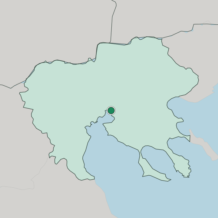 Map showing Thessaloníki — In Central Macedonia