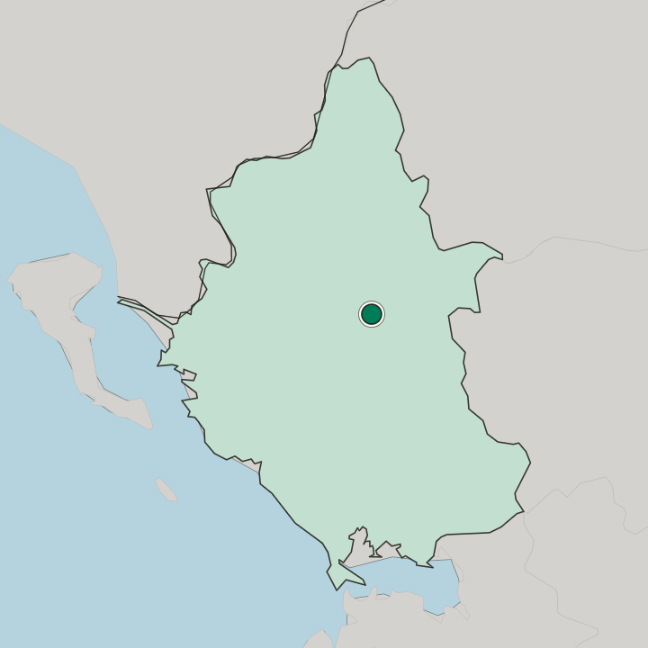Map showing Ioánnina — In Epirus