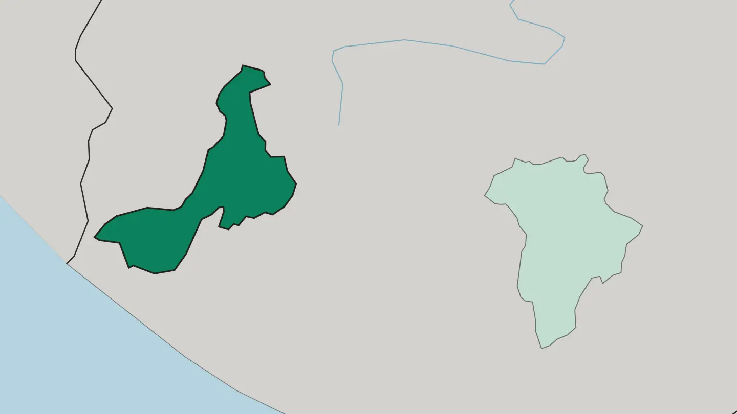 Map of Departamento de Quetzaltenango in Guatemala
