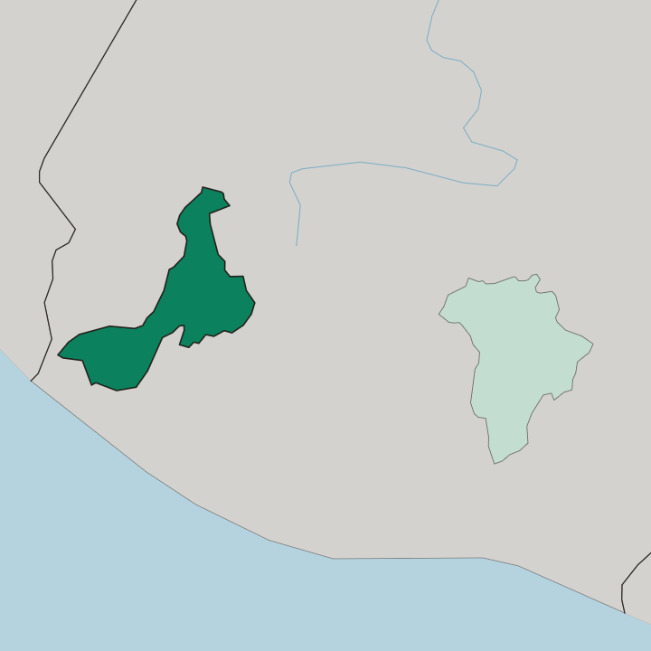 Map showing Departamento de Quetzaltenango — In Guatemala