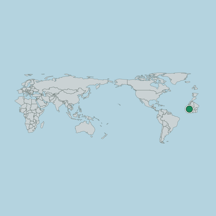 Map showing Guinea-Bissau — Worldwide
