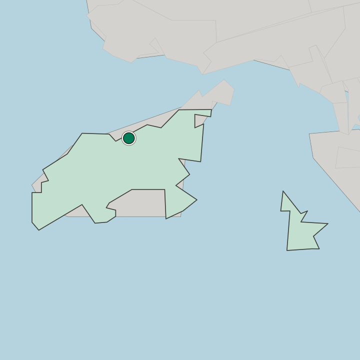 Map showing Tung Chung — In Islands District