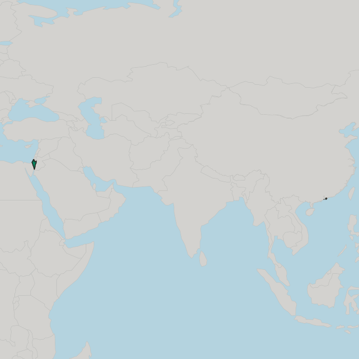 Map showing Southern — In Hong Kong
