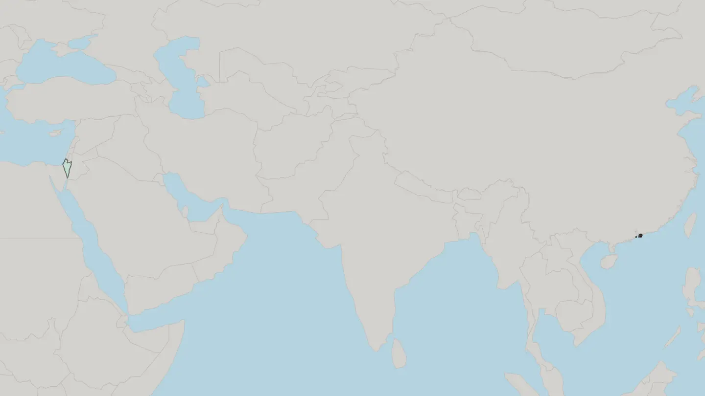Map of Wan Chai in Hong Kong