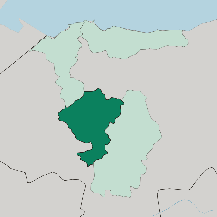 Map showing Departamento de Comayagua — In Honduras