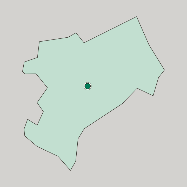 Map showing Podsljeme — In City of Zagreb