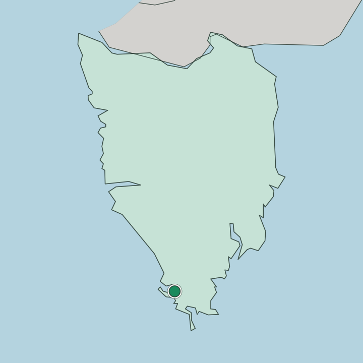 Map showing Pula — In Istria County