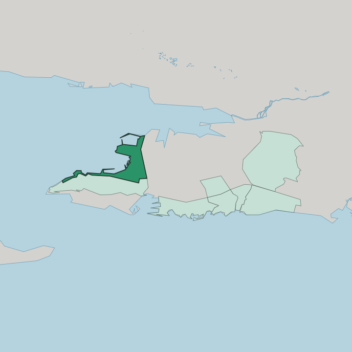 Map showing Spinut — In Split