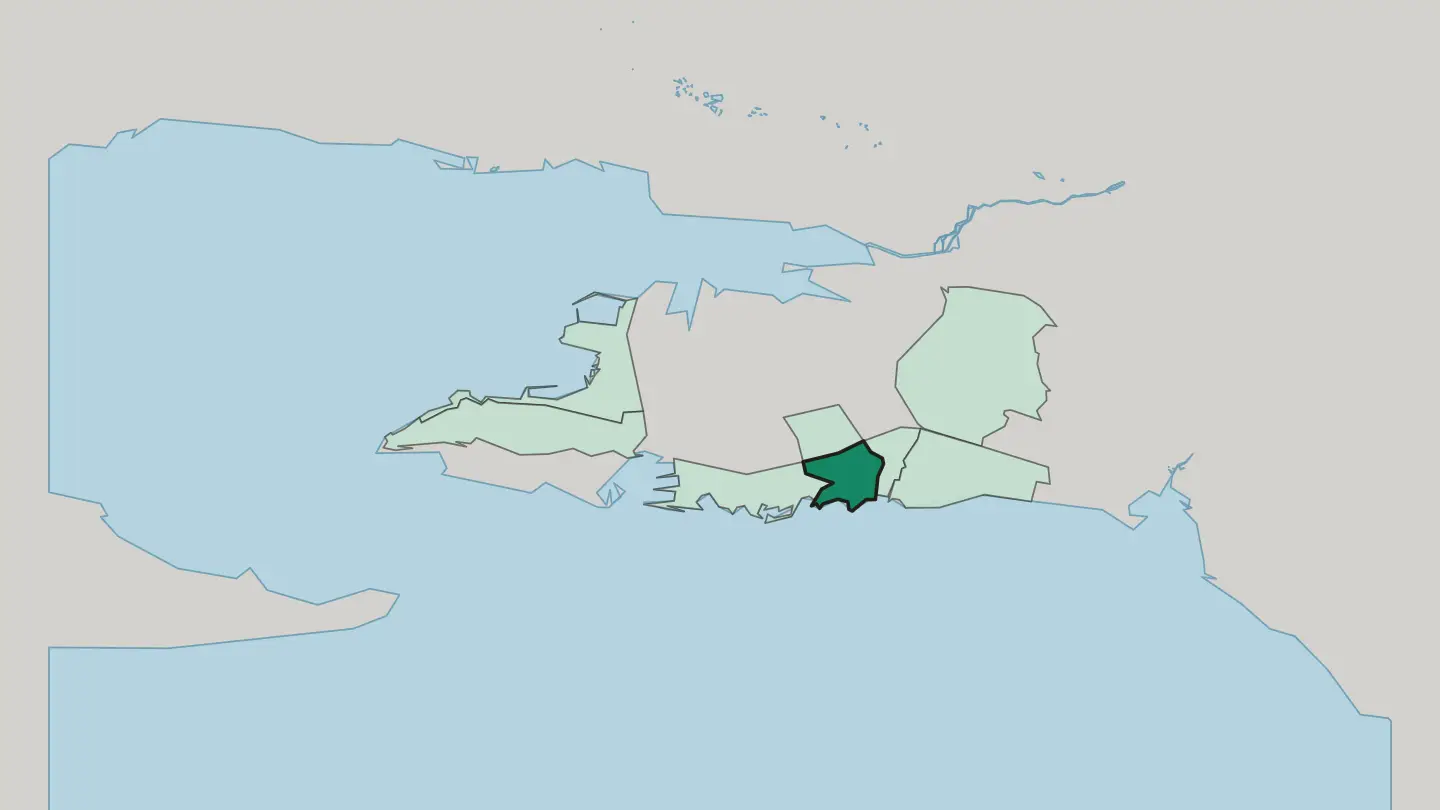 Map of Trstenik in Split