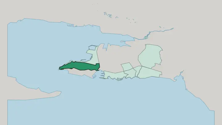 Map of Varoš in Split