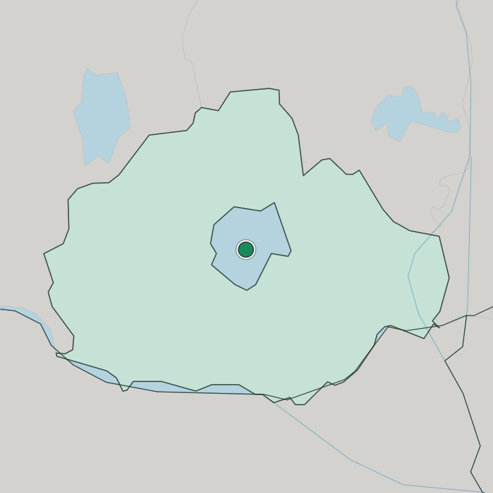 Map showing Pécs — In Baranya county